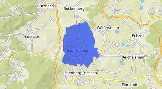 Bodenrichtwertkarte Bad Nauheim